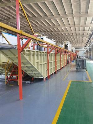 Complete Turnkey Automated Overhead Conveyor Powder Coating Line with Tunnel Oven & Cyclone Recovery