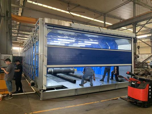 Model CT-RT-Series Industrial Retractable Mobile Spray Booth