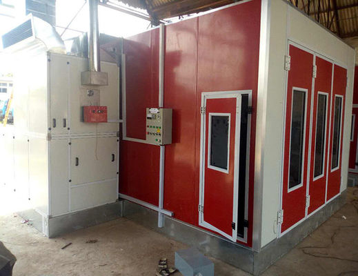 380V Industrial Automotive Paint Booth Mobile Auto Paint Booth con luci a LED