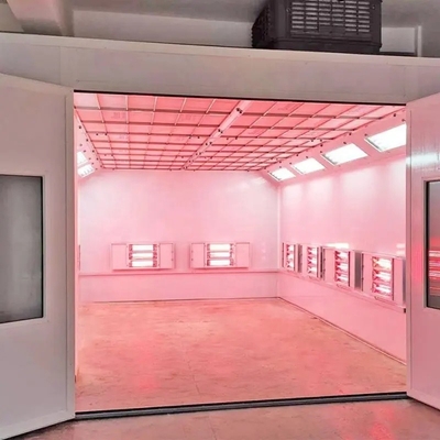 CE 220V cabine di spruzzo per autoveicoli cabina di verniciatura per autoveicoli 7000 x 5250 x 3430 mm