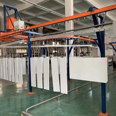Linea di rivestimento per trasportatori aerei su misura per disegni di prodotti complessi
