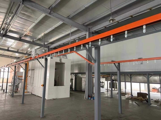 Rivestimento Diversi sistemi di trasporto di rivestimento in polvere Linea di verniciatura automatizzata Linea di rivestimento di trasporto aereo versatile