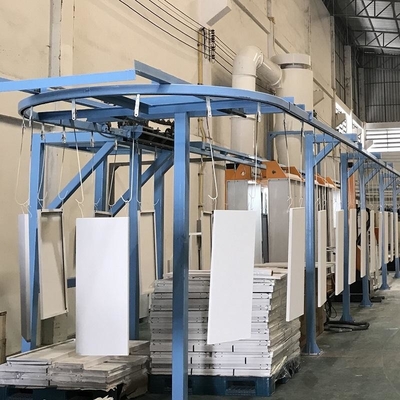 Prodotto metallico Soluzione di rivestimento del sistema di trasporto aereo industriale per prodotti di grandi dimensioni
