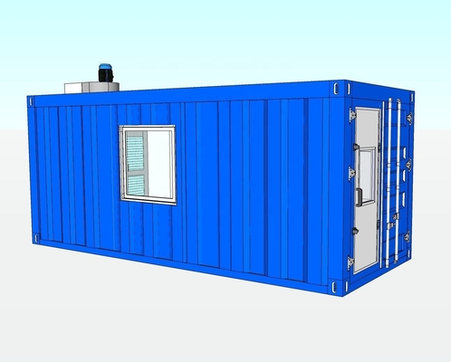 Mobile Compact Container Spray Booth Garage Spray Booth con ingresso d'aria e filtro di scarico