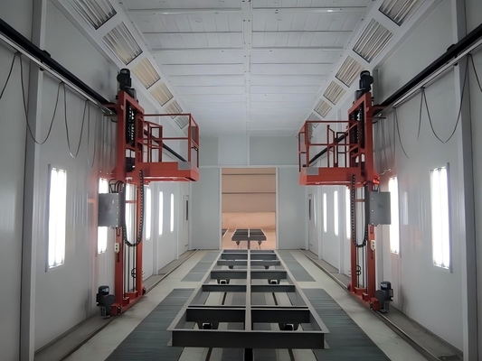3D Cart Paint Booth Man Lift Perfetto per pezzi di lavoro alti in cabine spray
