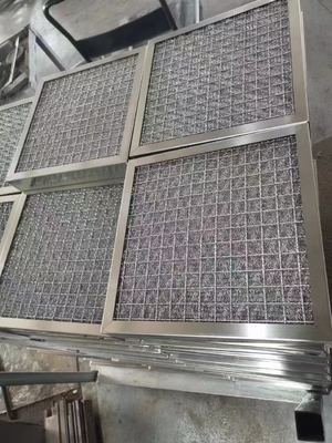 Filtro di nebbia d'olio in acciaio inossidabile Maglia di filo a maglia Purificazione dell'aria industriale
