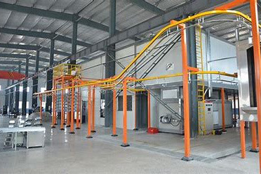 Prodotti metallici Linea di rivestimento in polvere completamente automatizzata per la produzione di rivestimenti industriali