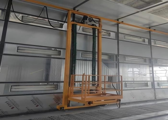 Sistemi elettrici di verniciatura e asciugatura a spruzzo di riscaldamento per la manutenzione di autobus pesanti o di grandi dimensioni