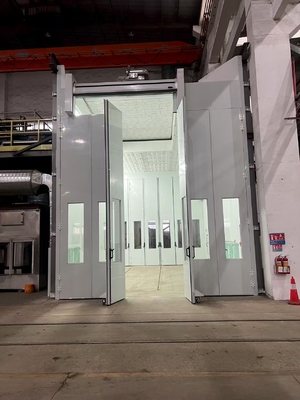 Grandi cabine di verniciatura a spruzzo per autobus e camion, per verniciatura di camion pesanti, cabina di cottura, sistema di riscaldamento diesel, forno di verniciatura a spruzzo
