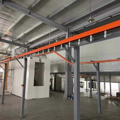 Rivestimento Diversi sistemi di trasporto di rivestimento in polvere Linea di verniciatura automatizzata Linea di rivestimento di trasporto aereo versatile