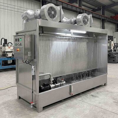 Coattech 3M Heavy-Duty Water Curtain Spray Booth costruito per gli standard industriali globali
