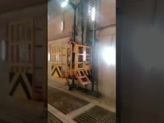 Piattaforma mobile a prova di esplosione 3D per cabine di verniciatura