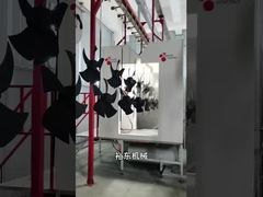 Eccellente qualità del rivestimento, processo operativo senza interruzioni, linea di verniciatura professionale per binari a pavimento