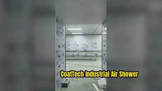 Controllo della contaminazione del tunnel industriale con doccia d'aria ad alte prestazioni CoatTech per ambienti critici