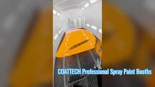 Cabine di verniciatura professionali COATTECH | Polimerizzazione a infrarossi avanzata e certificazione CE